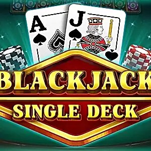 Okładka gry Single Deck Blackjack w Mostbet Casino