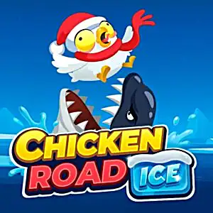 Okładka gry crash Chicken Road Ice w Mostbet Casino