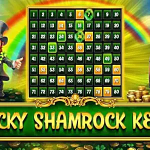 Okładka gry Lucky Shamrock Keno 80 w Mostbet Casino