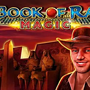 Okładka slotu Book of Ra Magic w Mostbet Casino