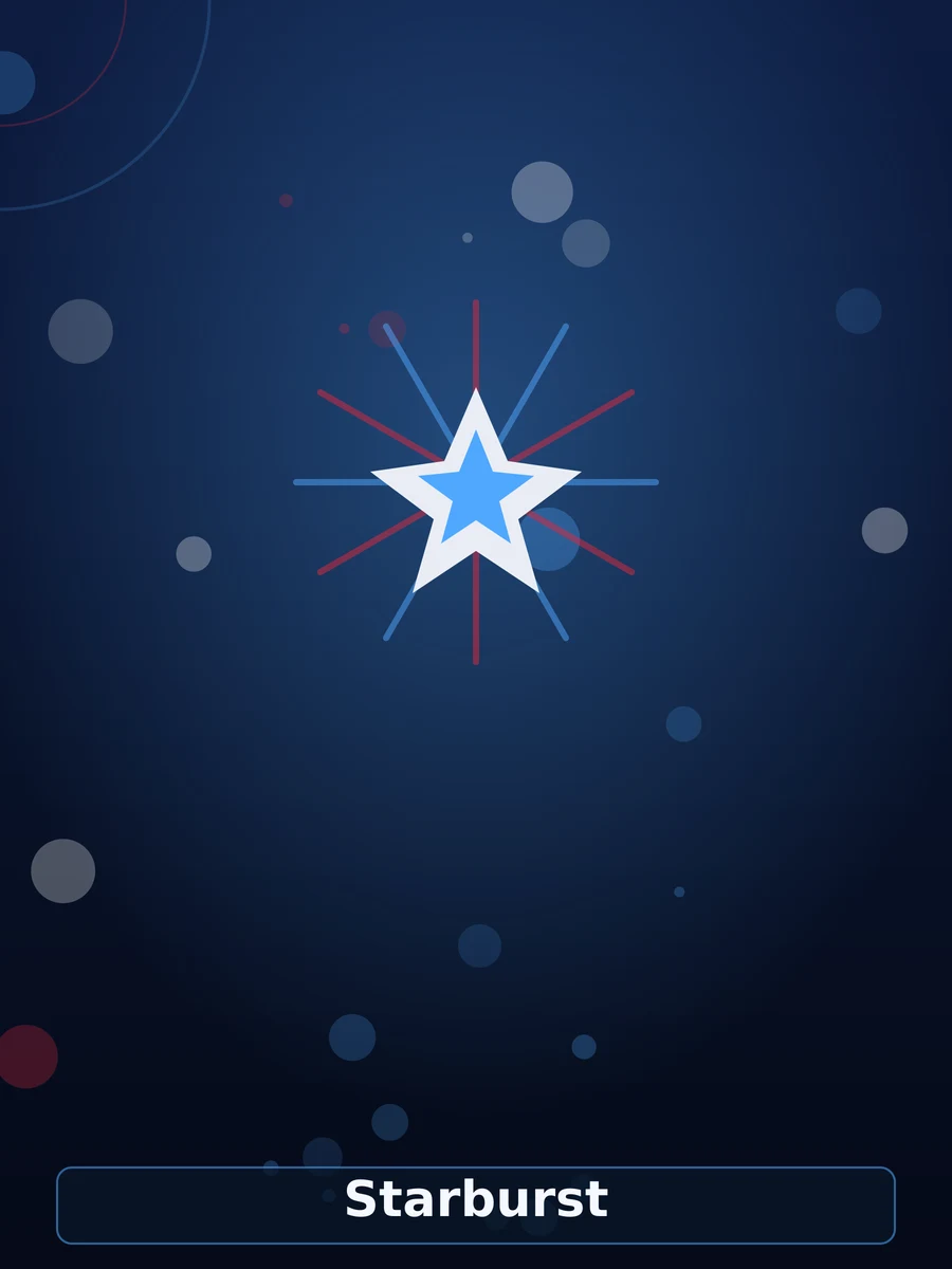 Zrzut ekranu slotu Starburst w Mostbet Casino